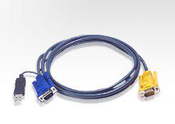 安腾 ATEN 宏正 KVM 连接线 2L-5206UP|2L5206UP USB 6米 正品