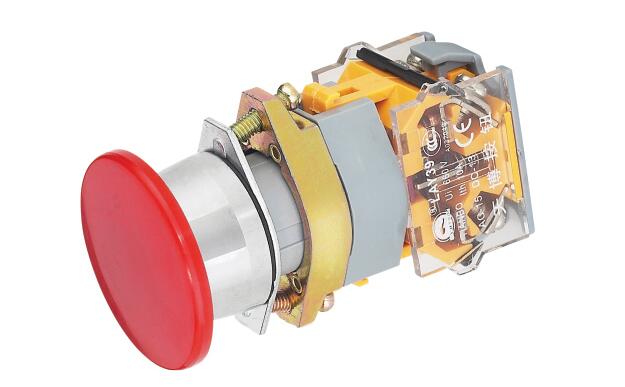 天博按钮 LAY39A-11M 蘑菇钮 启动按钮开关 螺丝固定型