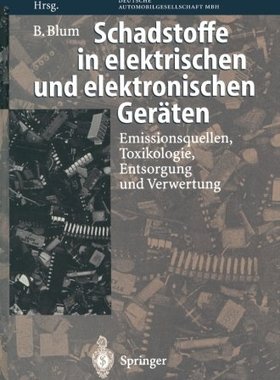 【预订】Schadstoffe in Elektrischen Und Elek...