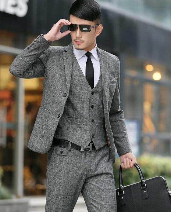Costume homme en laine pour Quatre saisons - Ref 1563465 Image 1
