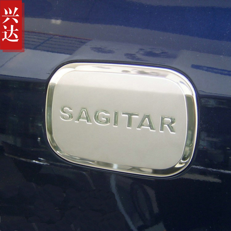 适用于2006-11款一汽大众老速腾不锈钢油箱盖 Sagitar油箱装饰贴