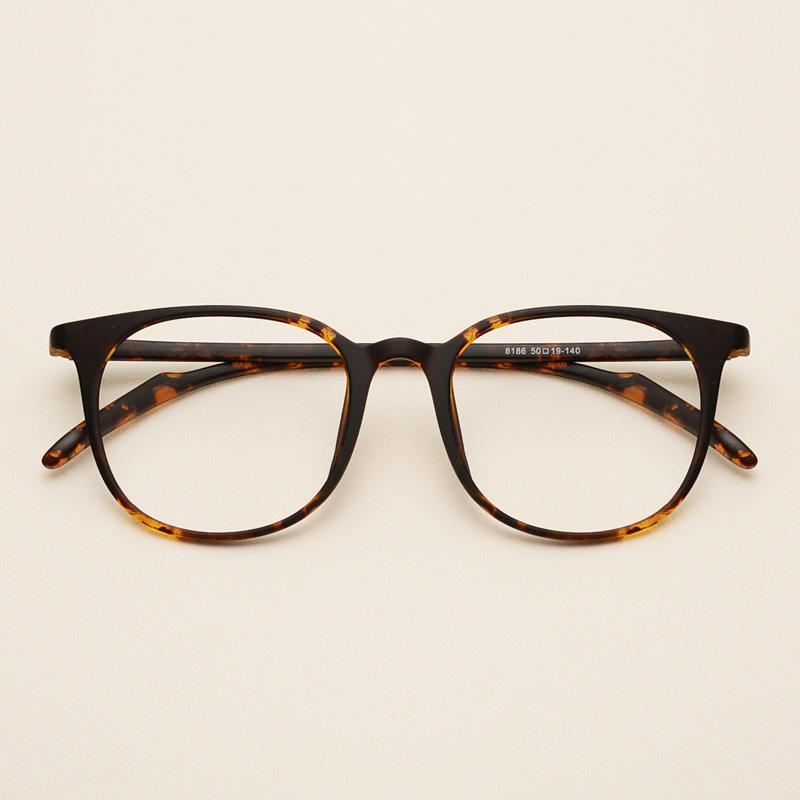 近视眼镜男女潮款配防辐射平光镜复古TR90超轻眼镜框架配防蓝光镜