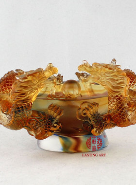 六合春琉璃镇宅风水乔迁开业摆件