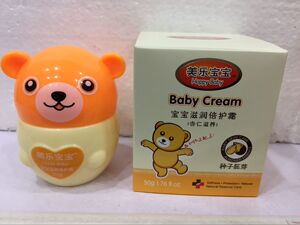 美乐宝宝儿童霜滋润倍护霜面霜润肤霜护肤霜滋润保湿防干裂10袋包
