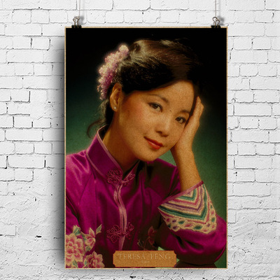 邓丽君港台明星写真宿舍酒吧装饰