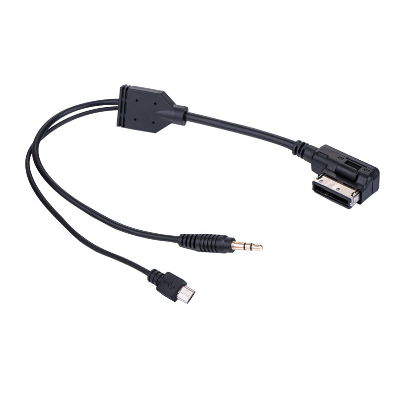 适用于奥迪A6L A8L Q5 Q7Q3奥迪microUSB数据线三星note2 3AMI音