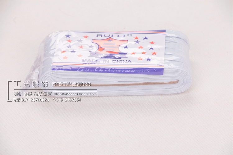 松紧带：作为服装辅料，特别适合于内衣、裤子、婴儿服装、毛衣、运动服、韵服、婚纱礼服、T-恤、帽子、胸围、口罩等服装产品。