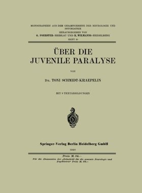 【预订】Uber Die Juvenile Paralyse