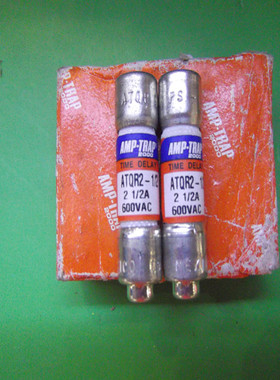 ATQR2-1/2 AMP-TRAP法国法雷10X38陶瓷熔断器/保险丝 2.5A 正品
