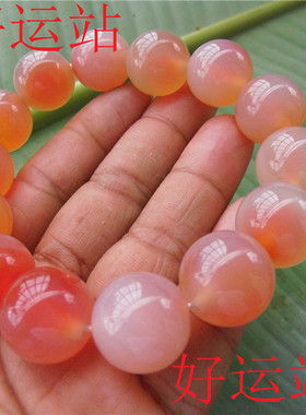 玉髓水晶手串男女款玛瑙佛珠