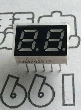 优质ARK SN420281K 0.28英寸动态共阴高亮红色2位数码