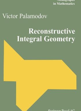 【预售】Reconstructive Integral Geometry