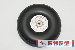 模型配件/铝芯PU发泡轮/铝合金轮芯PU轮胎/适用 收轮起落T架上