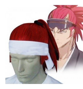 死神 阿散井恋次 红色小辫 cosplay假发