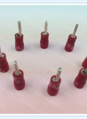HS针形预绝缘端头(TZ-JTK型)针形插针PTV1.25-10端子1000只黄铜