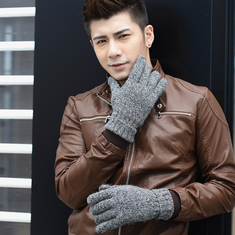 Gants pour homme      en de laine - Ref 2782544 Image 1