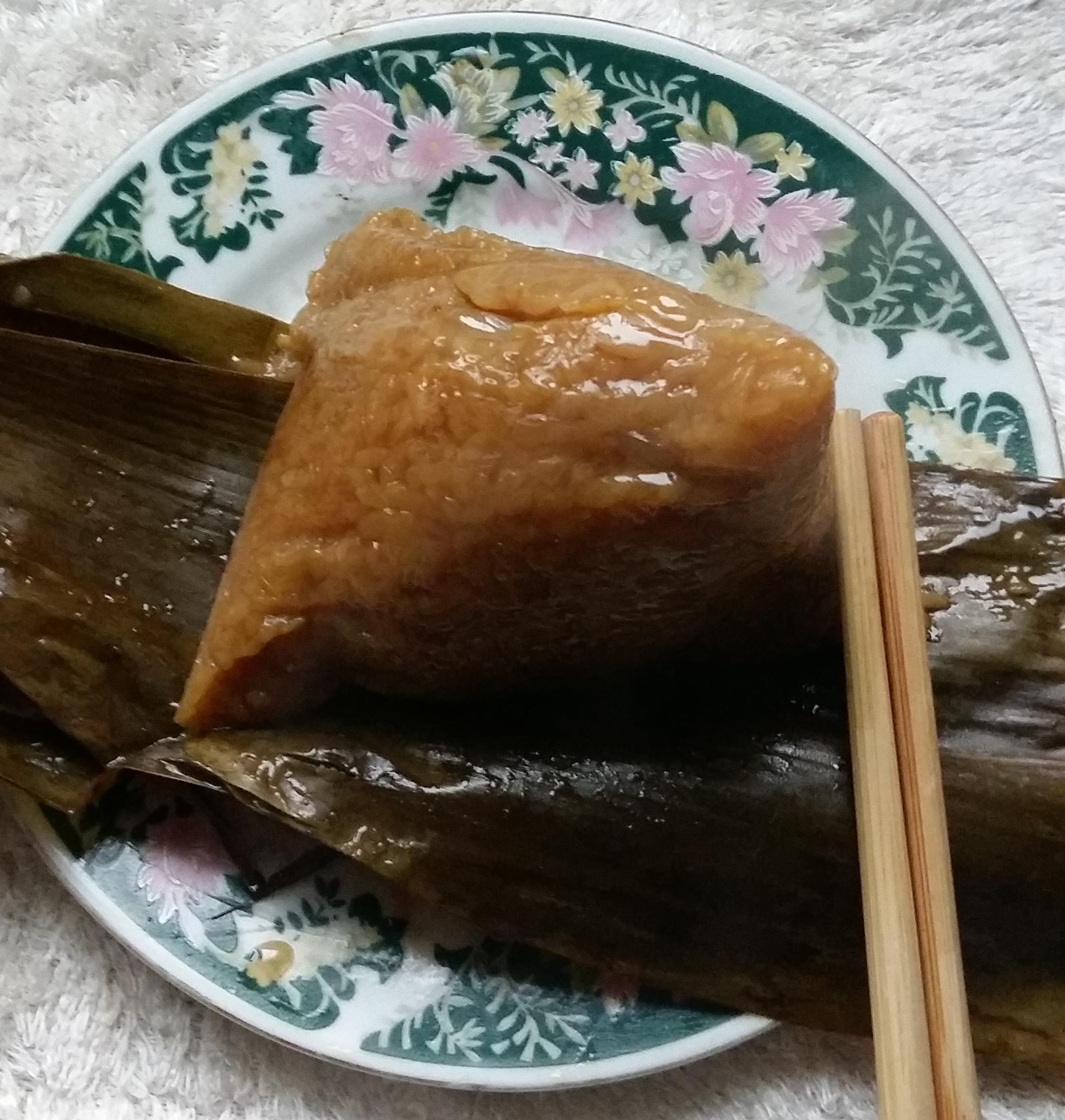 苏州长珍粽子蛋黄双肉粽特产美食