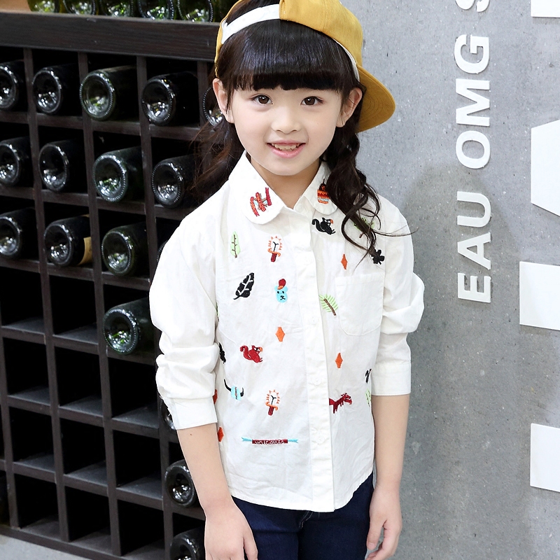Chemise fille à manche longue - Ref 2085347 Image 5