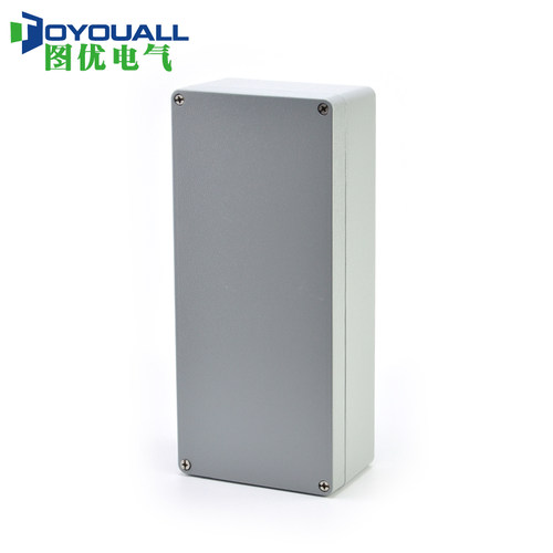 图优360*160*96铸铝防水盒室外防雨强电布线箱工控箱密封配电箱