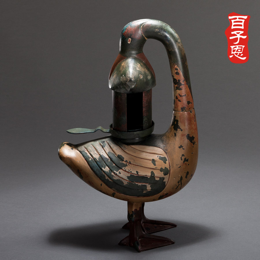 雁鱼灯 青铜器 中国 摆件 工艺品 仿古收藏品 家居装饰 送礼馈赠