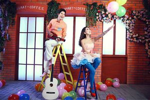 儿童实景影棚制作/影楼实景背景/实景道具/摄影实景设计w-2074