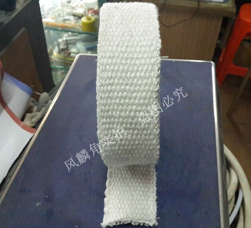 燃气热水器排烟管隔热无石棉布 耐高温防火陶瓷纤维布 石棉带3mm - 封面