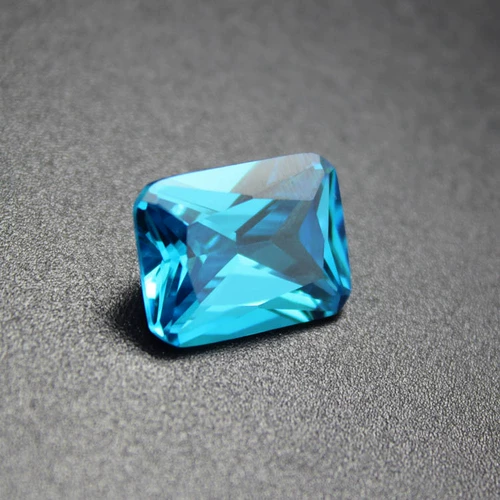 Сапфировый драгоценный камень, прямоугольные бусины, ювелирное украшение, алмаз, кольцо, Швейцария