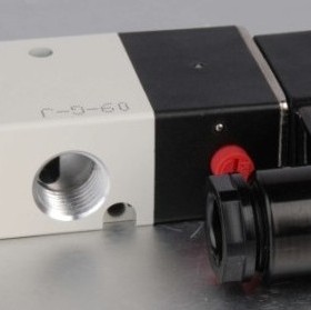 4V310-10电磁阀2位5通电磁换向阀24v 220v 4m310-10面板式电磁阀