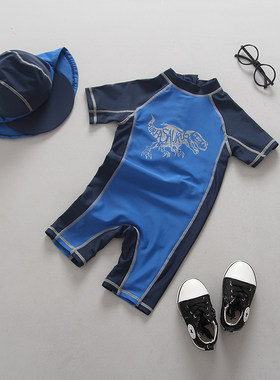 恐龙防晒冲浪服儿童泳衣