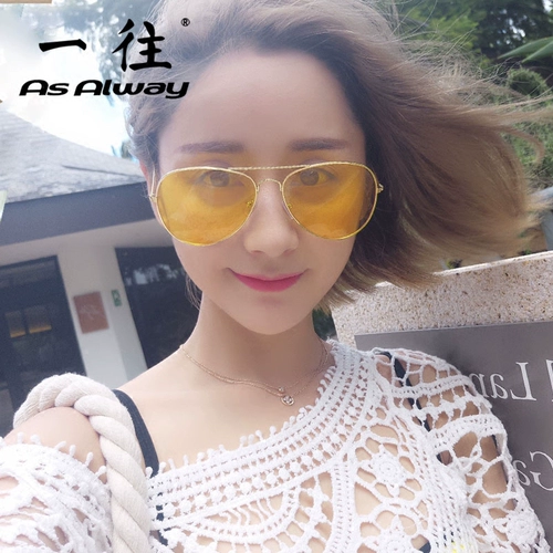 Мужские желтые солнцезащитные очки, популярно в интернете