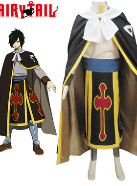妖精的尾巴灭龙魔导士影龙罗格 切尼莱欧斯动漫Cosplay男装