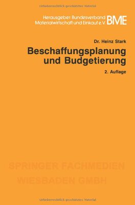【预售】Beschaffungsplanung Und Budgetierung