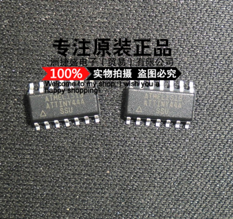 特价甩卖 ATTINY44A-SSU SOP14 AVR单片机MCU全新正品进口原品