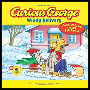 【预售】Curious George Windy Delivery (Cgtv 8x8)