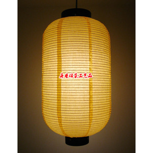 日本灯笼 提灯 纸灯罩 冬瓜灯 日式餐厅料理酒店门头装饰 黄色