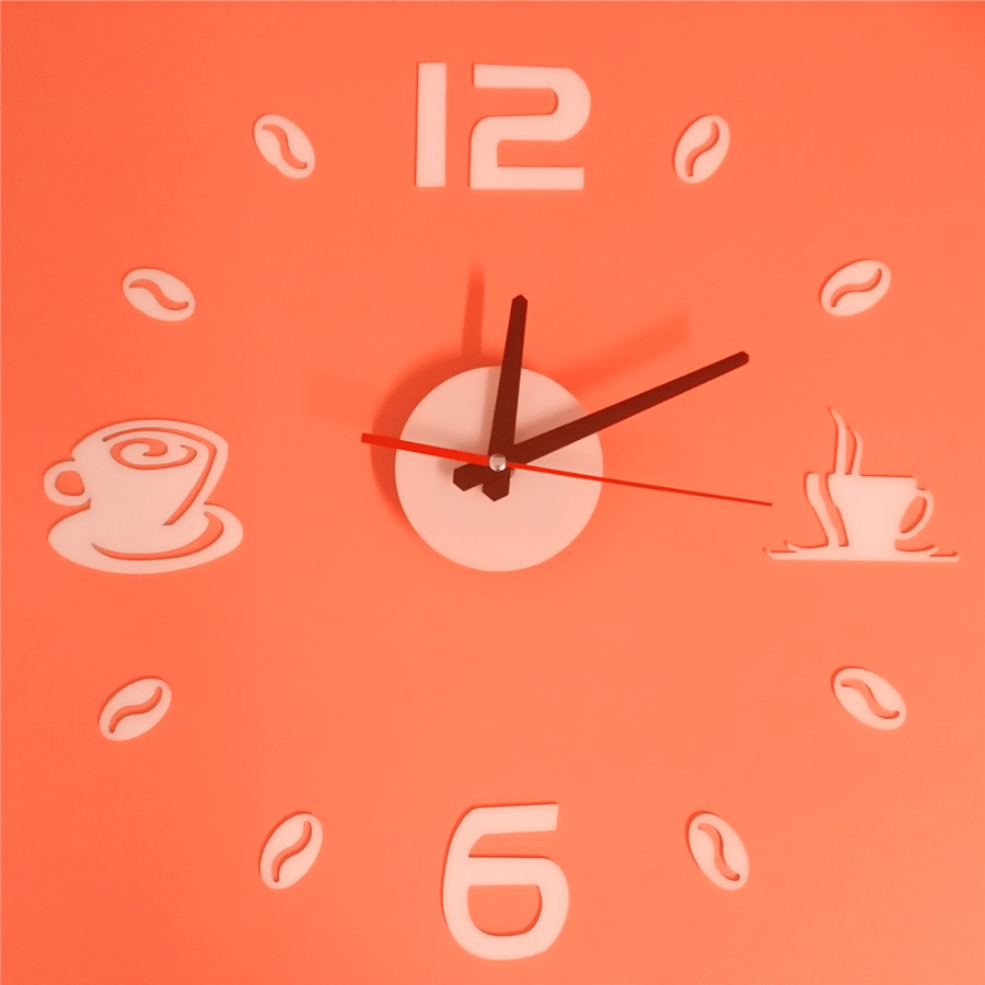 diy扫秒欧式风圆形静音电子钟