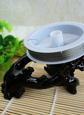 钩针手串水晶珍珠佛头