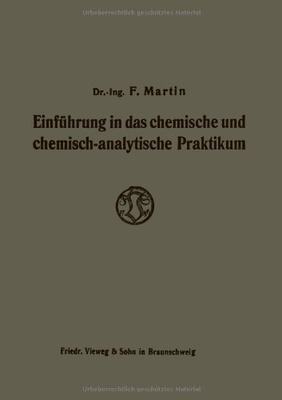 【预售】Einfuhrung in Das Chemische Und Chemisch-Analy...