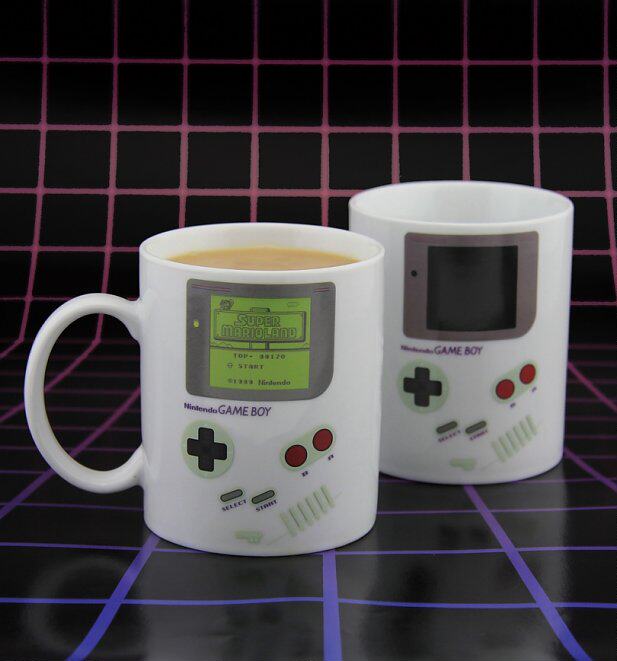 英国任天堂复古游戏Game boy Heat change Mug感温变色杯马克杯子