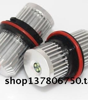 适用宝马E39天使眼 5系7系E65E66E60E6汽车改装大灯20WLED高亮度