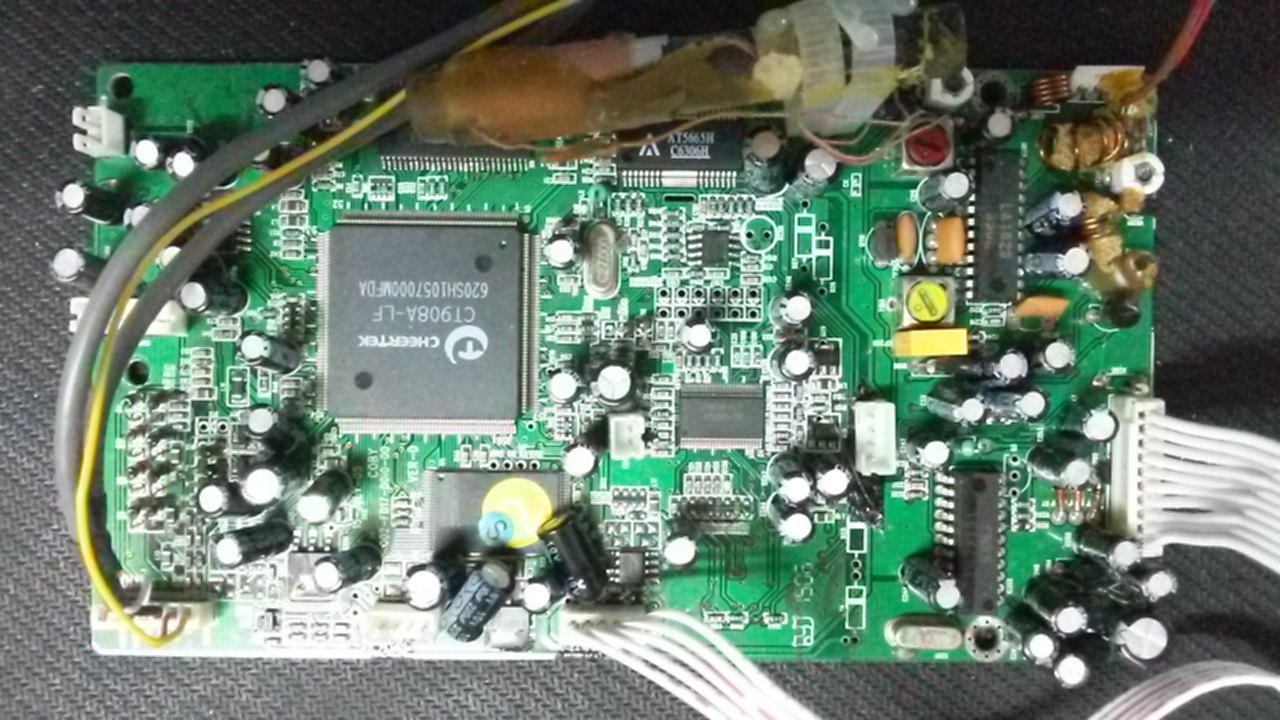家用移动DVD VCD电路板 多层PCB带CT908A-LF AT5665H多颗IC电路板