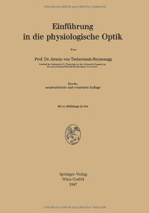 【预订】Einfuhrung in Die Physiologische Optik