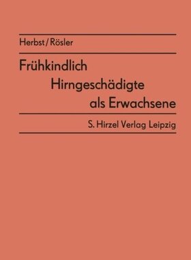 【预订】Fruhkindlich Hirngeschadigte ALS Erw...