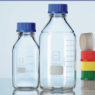 2L高硼透明玻璃瓶 塑料盖,螺口试剂瓶 污水采样瓶 消毒灭菌瓶