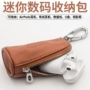 AirPods Vỏ tai nghe Apple Bộ lưu trữ kỹ thuật số Da dữ liệu Cáp chính U Túi lưu trữ Túi Mini Bag - Lưu trữ cho sản phẩm kỹ thuật số túi đựng tai nghe true wireless