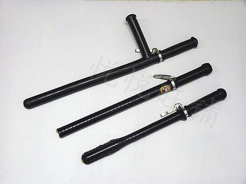 安保执勤橡胶棍狼牙棒橡胶棒防身器材巡逻棒学校工厂安保用橡胶棍