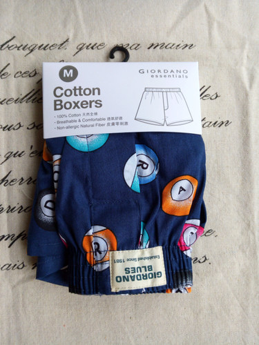 佐丹奴阿罗裤格子平脚纯棉内裤