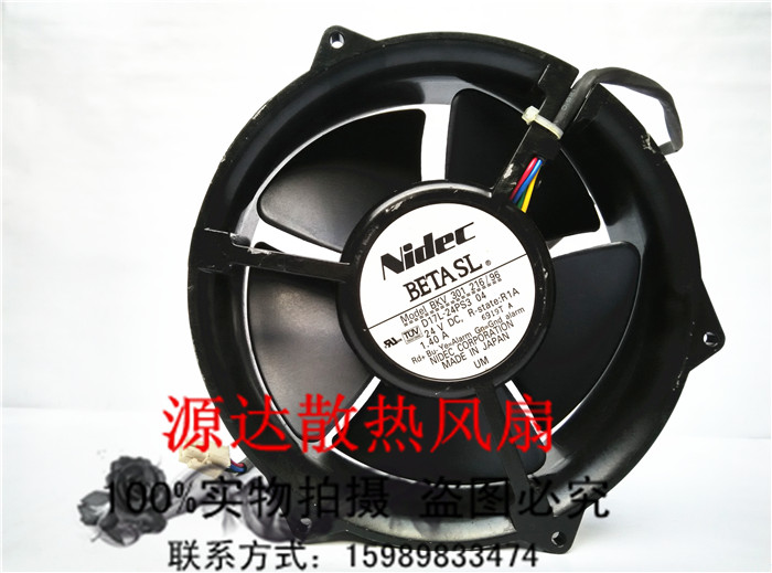 现货BKV 301 216/96 D17L-24PS3 04 24V 1.40A  NIDEC 服务器风扇