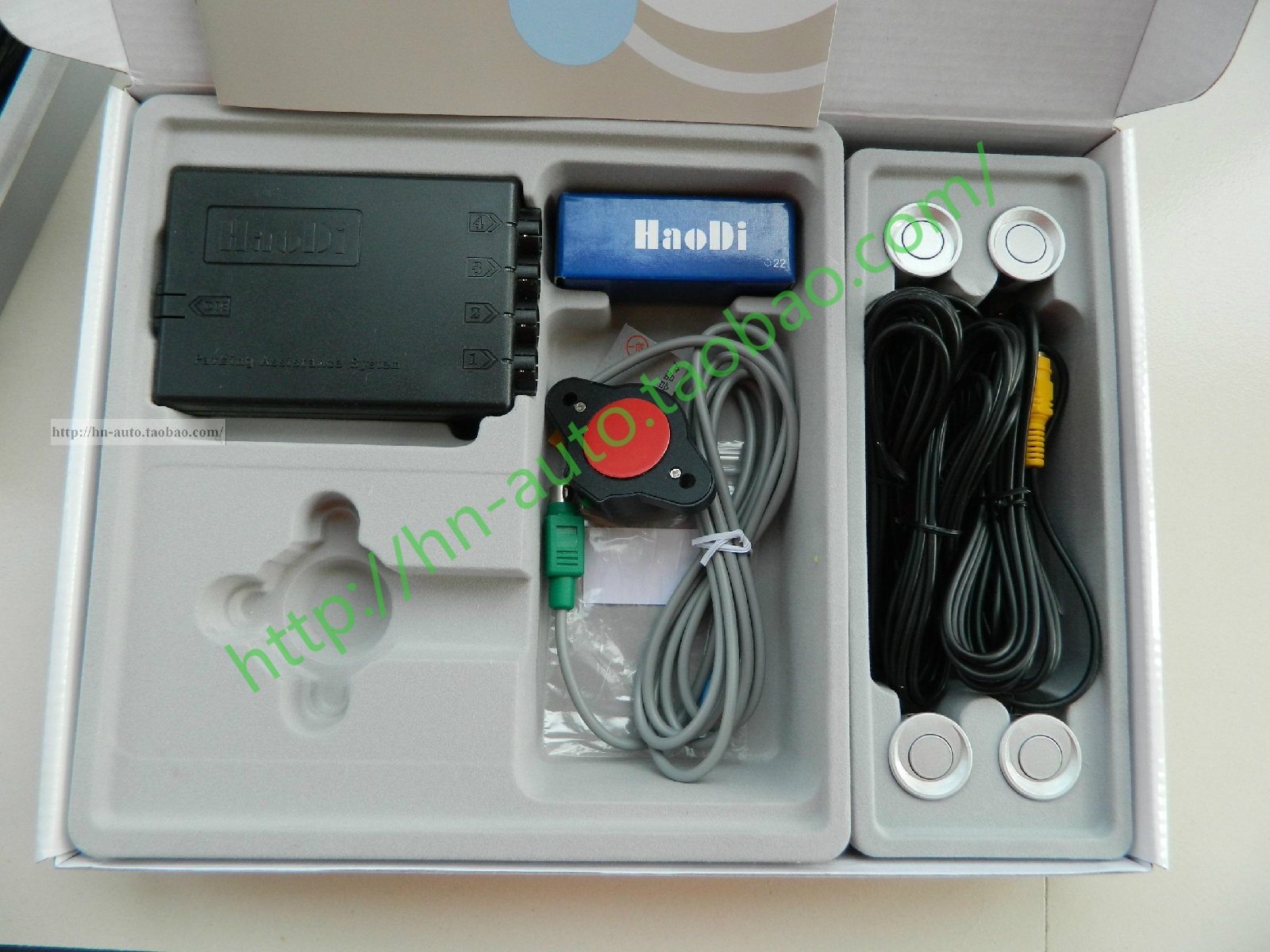 豪迪 3目 蜂鸣器 倒车雷达pas-410a  简单实用 10年质保的好雷达