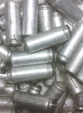 拆机 RIFA 力发 PEG124系列 16V 680UF 轴向发烧电容